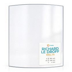 Richard Le Droff RIELTA Glass - Curved glass panel for wood burning stove
