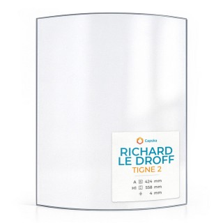 Richard Le Droff TIGNE 2 Glas - Kaminglas für Kaminofen