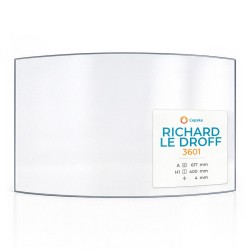 Vitre Richard Le Droff 3601 - Verre Courbe pour insert