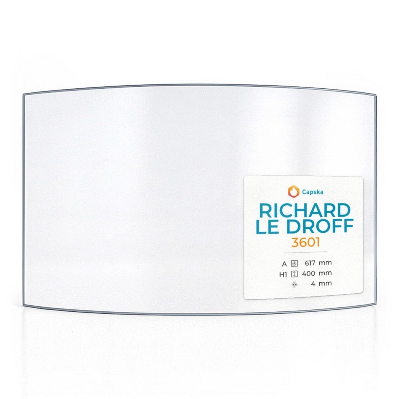 Vitre Richard Le Droff 3601 - Verre Courbe pour insert