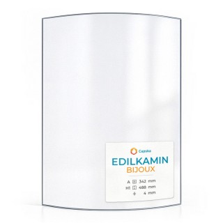 Edilkamin BIJOUX Glass - Curved Screen-printed Panel