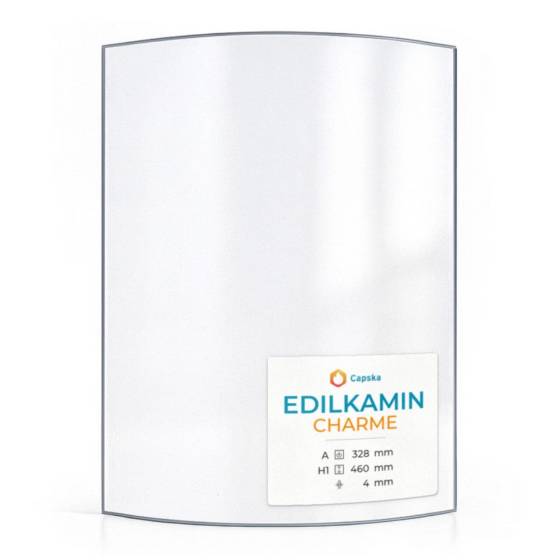 Edilkamin CHARME Glas - Kaminglas für Pelletofen