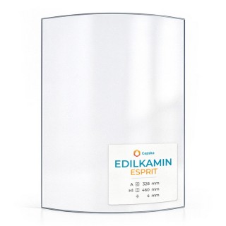 Vetro curvo per stufa a pellet Edilkamin ESPRIT