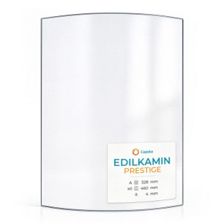 Edilkamin PRESTIGE Glass - Curved Panel for Pellet Stove