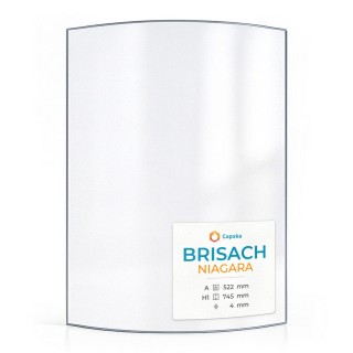 Vitre Brisach NIAGARA - Verre Courbe pour insert