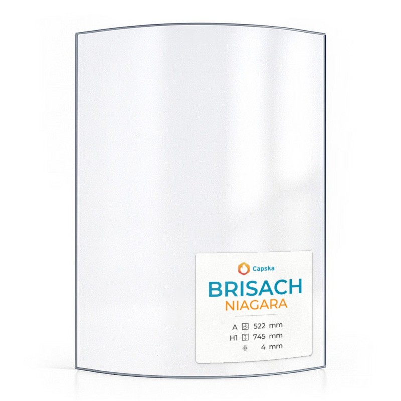 Vitre Brisach NIAGARA - Verre Courbe pour insert