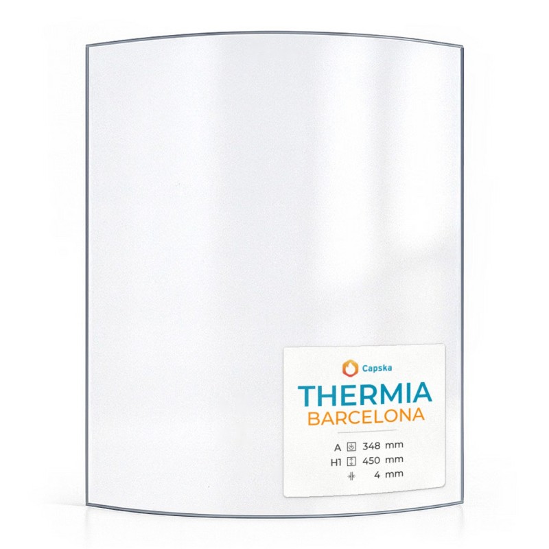Vitre Thermia BARCELONA - Verre Courbe pour poêle à bois