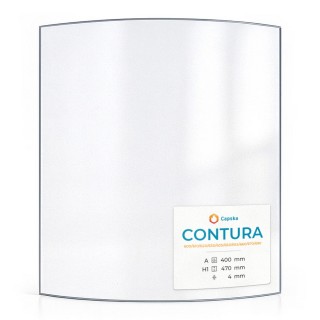 Vitre Contura 600/610/620/630/635/650/655/660/670/690 - Verre Courbe pour poêle à bois