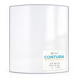 Vitre Contura 600/610/620/630/635/650/655/660/670/690 - Verre Courbe pour poêle à bois
