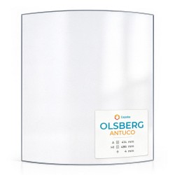 Vitre Olsberg ANTUCO - Verre Courbe pour poêle à bois
