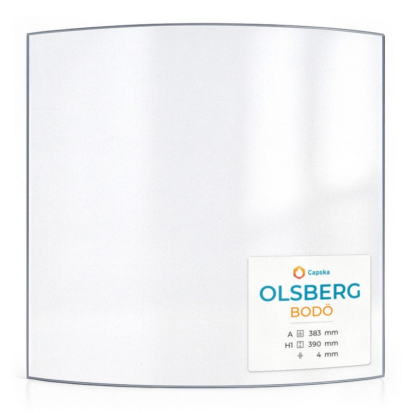 Vetro Olsberg BODÖ - Vetro Curvo per stufa a legna
