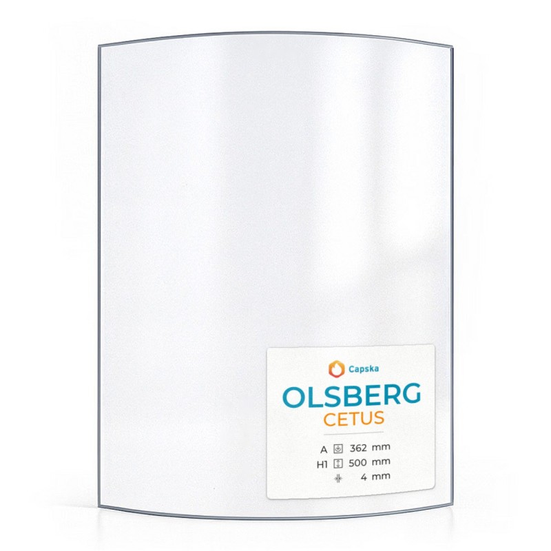 Vitre Olsberg CETUS - Verre Courbe pour poêle à bois
