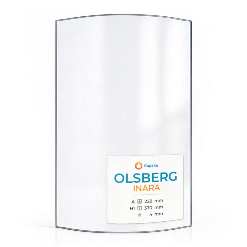 Vetro Olsberg INARA - Vetro Curvo per stufa a pellet