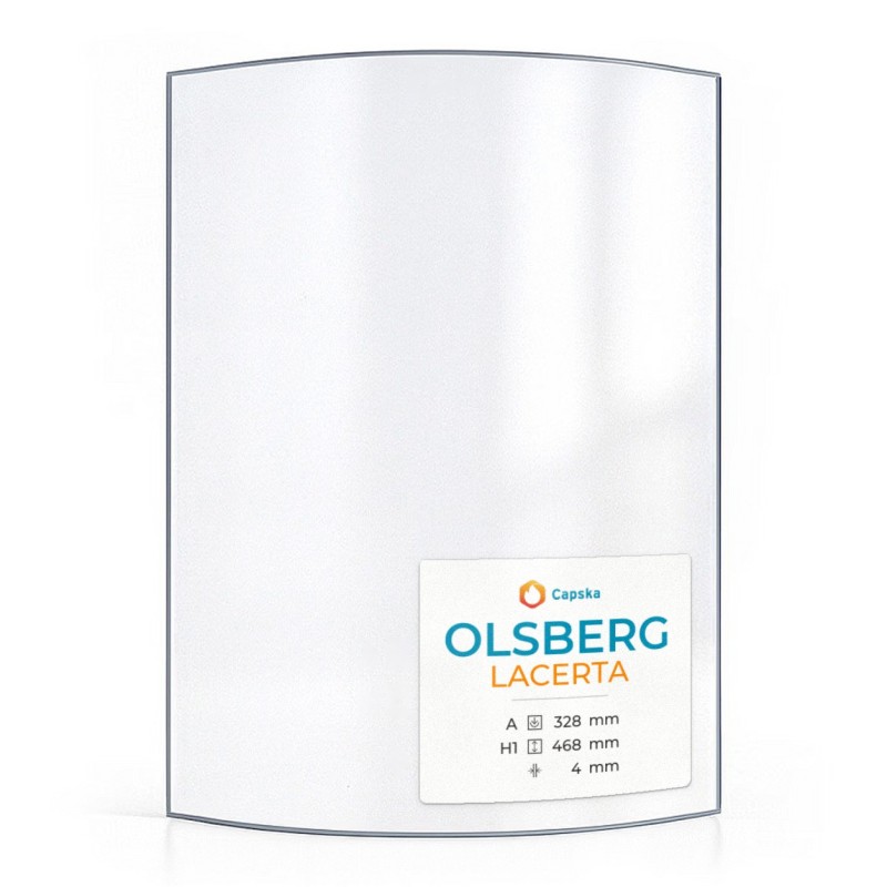 Vitre Olsberg LACERTA - Verre Courbe pour poêle à bois