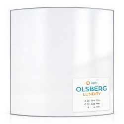 Vitre Olsberg LUNDBY - Verre Courbe pour poêle à bois