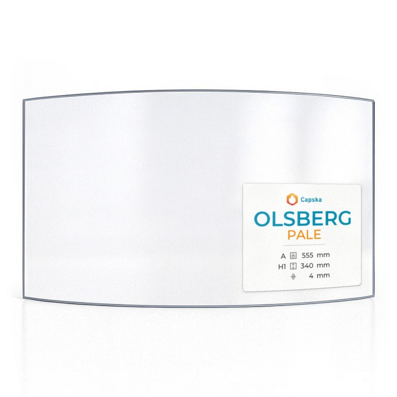 Olsberg PALE Glas - Kaminglas für Kaminofen