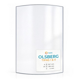 Olsberg TIPAS I & II Glas - Kaminglas für Kaminofen