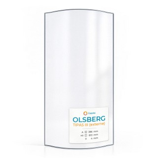 Olsberg TIPAS III Glass - Curved Panel for Wood Burning Stove
