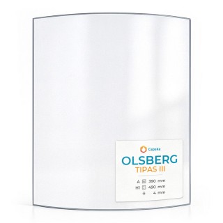 Olsberg TIPAS III Curved Glass Panel for Wood Burning Stove