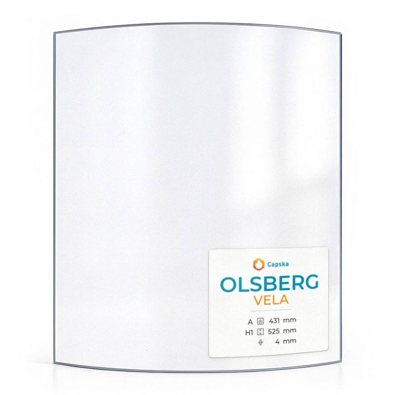 Vitre Olsberg VIRGO - Verre Courbe pour poêle à bois
