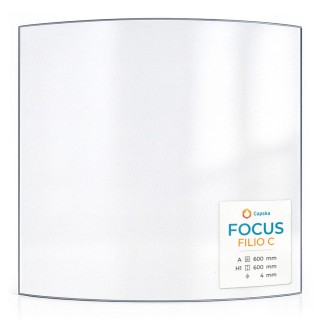 Focus FILIO C Glass - Curved Glass Panel for Wood Burning Stove