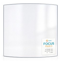 Vitre Focus FILIO C - Verre Courbe pour poêle à bois