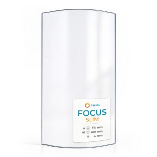 Vetro Focus SLIM - Vetro Curvo per stufa a legna