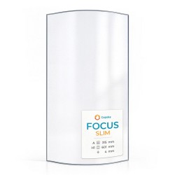 Vitre Focus SLIM - Verre Courbe pour poêle à bois