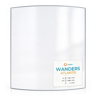 Vitre Wanders ATLANTIS - Verre Courbe pour poêle à bois