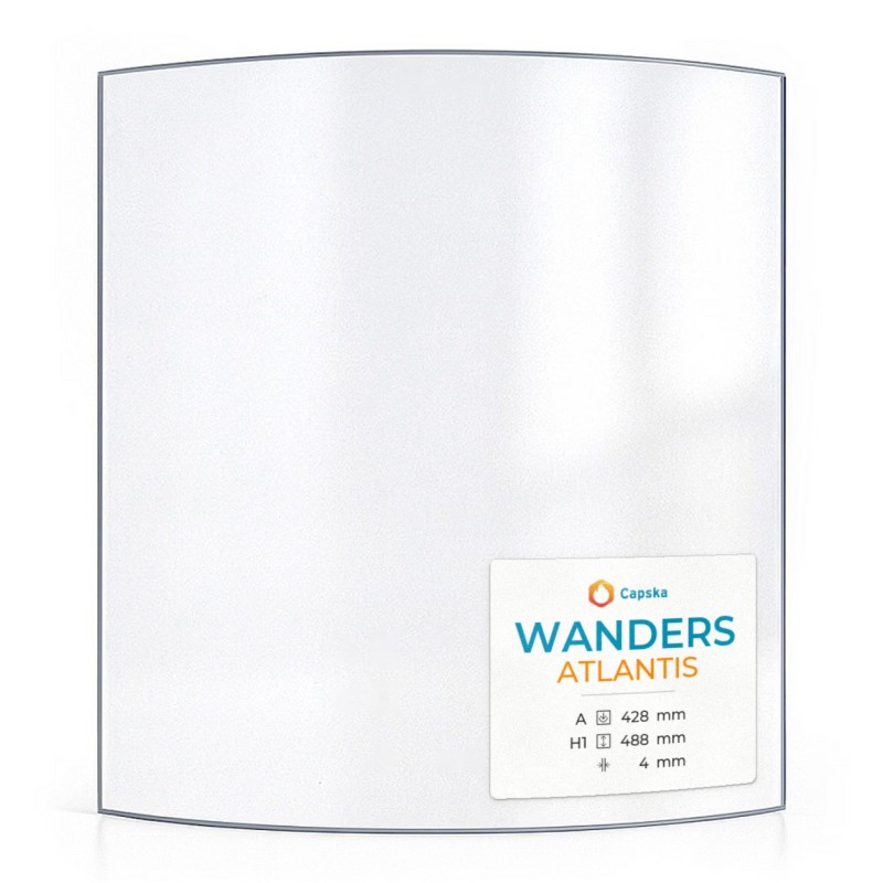 Wanders ATLANTIS Glas - Kaminglas für Kaminofen