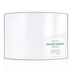 Vitre Skantherm ARISO - Verre Courbe pour poêle à bois