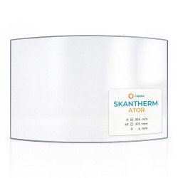 Skantherm ATOR Glas - in sich gebogenes Kaminglas für Kaminofen