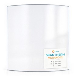 Vetro Skantherm MERANO XL - Vetro Curvo per stufa a legna