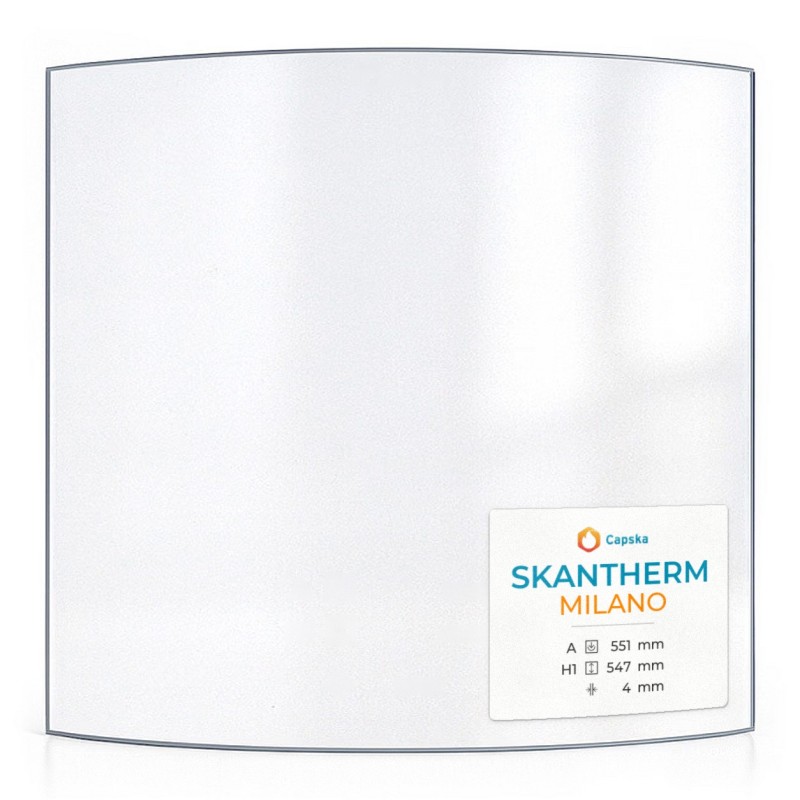 Skantherm MILANO Glas - Kaminglas für Kaminofen