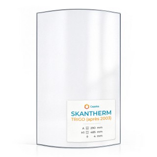 Skantherm TRIGO Glass Panel - Curved Design for Wood Burning Stove