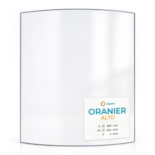 Vitre Oranier ALTO - Verre Courbe pour poêle à bois