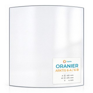 Vitre Oranier ARKTIS 6-A / 6-B - Verre Courbe pour poêle à bois