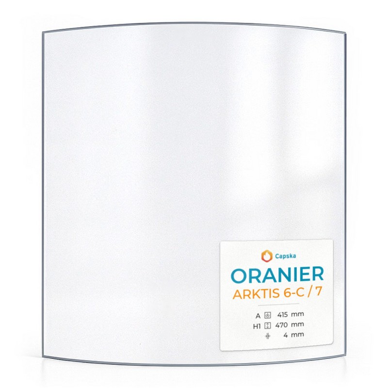 Oranier ARKTIS 6-C / 7 Glas - Kaminglas für Kaminofen