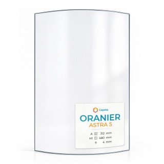 Vitre Oranier ASTRA 5 - Verre Courbe pour poêle à bois