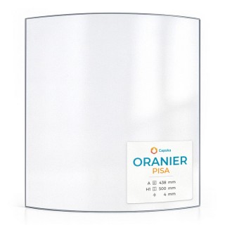 Oranier PISA Glass - Curved Panel for Wood Burning Stove