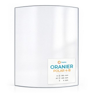 Vitre Oranier POLAR 4-B - Verre Courbe pour poêle à bois