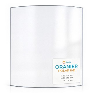 Oranier POLAR 6-B Glas - Kaminglas für Kaminofen