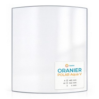 Vitre Oranier POLAR Aqua V - Verre Courbe pour poêle à bois