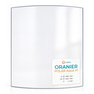 Oranier POLAR AQUA VI Glas - Kaminglas für Kaminofen