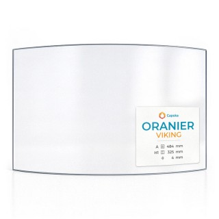 Vitre Oranier VIKING - Verre Courbe pour poêle à bois