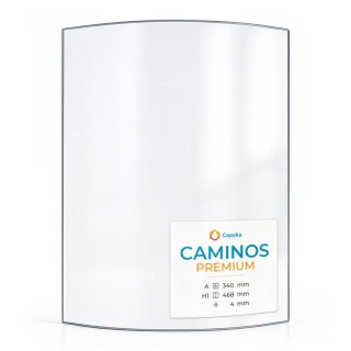 Vetro Caminos PREMIUM - Vetro Curvo per stufa a legna