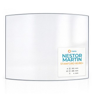 Nestor Martin STANFORD 80/80+ Glas - Kaminglas für Kaminofen