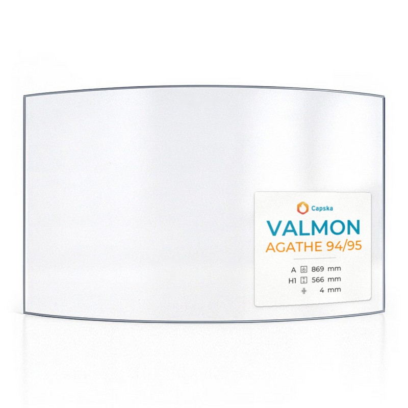 Vitre Valmon AGATHE 94/95 - Verre Courbe pour insert