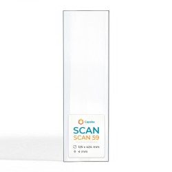 Vitre Scan 59 - Verre Rectangle Latéral pour poêle à bois
