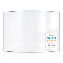Vetro Scan SCAN 50 - Vetro Curvo per stufa a legna